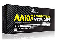 Аминокислота Olimp AAKG 1250 Extreme Mega Caps, 120 капсул