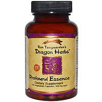 Dragon Herbs, Енергетичний тонік Profound Essence, 500 мг, 100 капсул