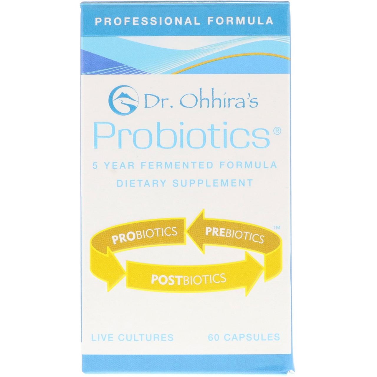Dr. Ohhira's, Essential Formulas Inc., Пробіотики, досконала формула, від професіоналів, 60 капсул