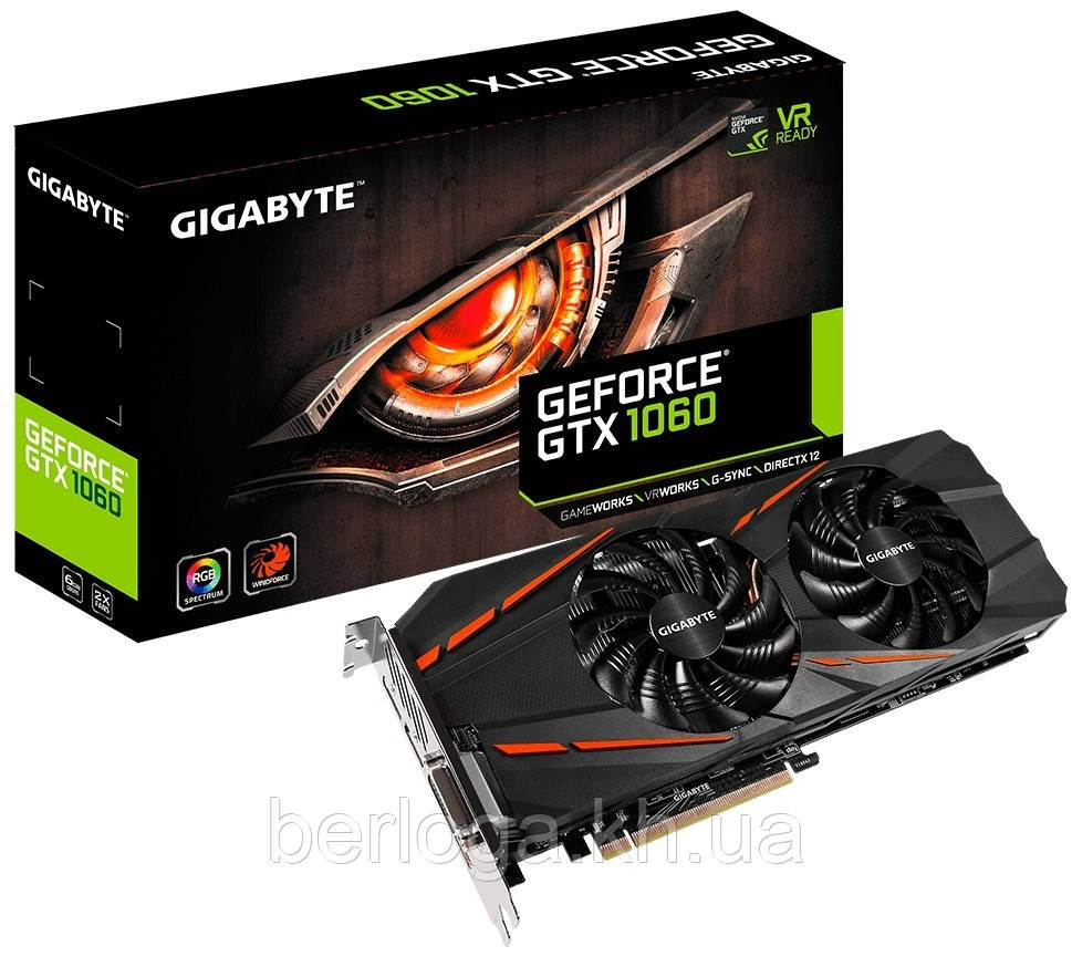 GIGABYTE GeForce GTX 1060 G1 Gaming 6G (GV-N1060G1 GAMING-6GD)