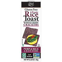 Екзотичні рисові грінки, пурпурний рис і чорний сезам, Rice Toast, Edward & Sons, 65 р.