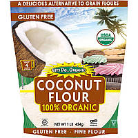 Кокосовая мука, Coconut Flour, Edward & Sons, 454 г