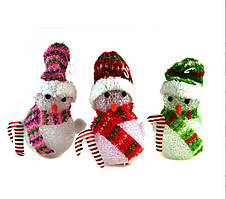 Нічник новорічний №ZXY-8 "Сніговик" на батарейках (15*8*8см)