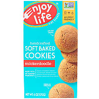 Enjoy Life Foods, М'яке печиво, печиво сникердудл, не містить глютен, 6 унцій (170 м)