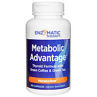 Підтримка щитовидної залози, Metabolic Advantage, Enzymatic Therapy, 180 кап.