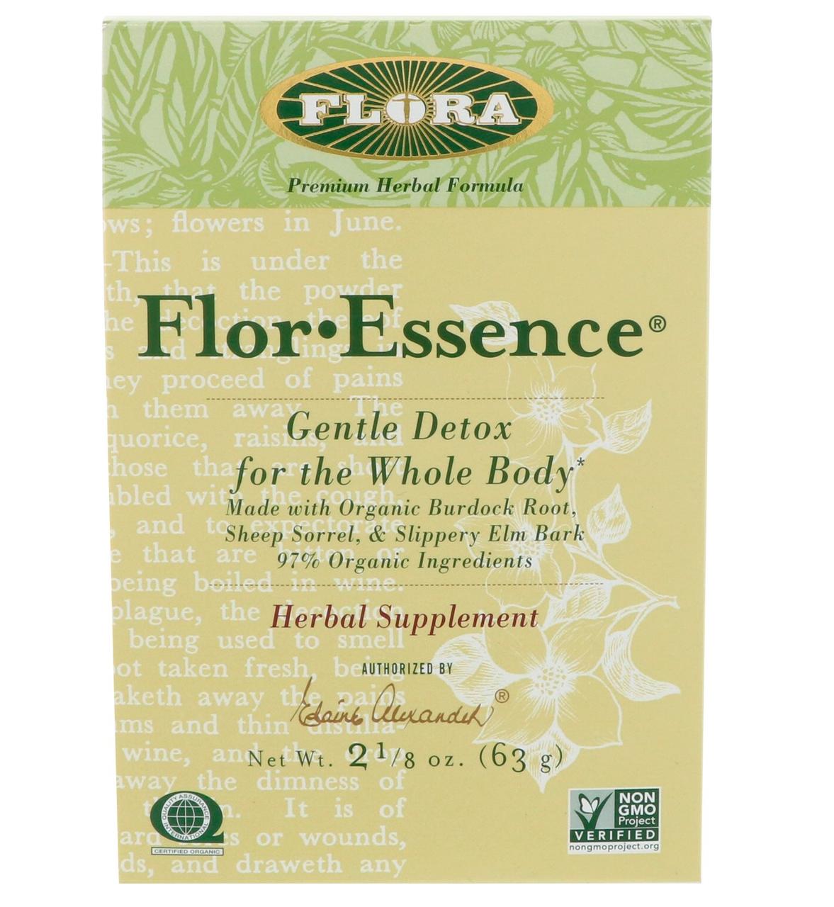 Flora, Flor·Essence, М'яке очищення організму, 2 1/8 унції (63 м)