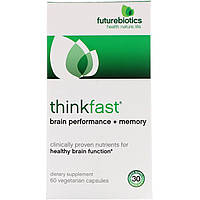 FutureBiotics, «БыстрыйУм», підвищення продуктивності мозку і пам'яті, 60 рослинних капсул