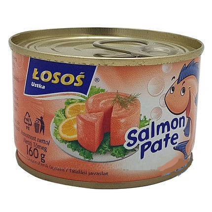 

Паштет лососевый Salmon Pate Losos Ustka 160 г Польша