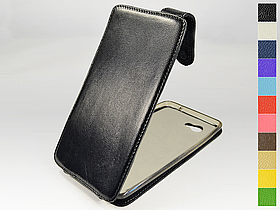 Відкидний чохол з натуральної шкіри для Lenovo A880