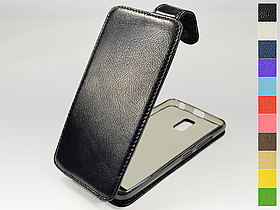 Відкидний чохол з натуральної шкіри для Lenovo A3860