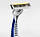 Верстат чоловічий одноразовий Gillette Blue 3 Sensitive (Жилет блю 3 Сенсетив) 6 шт., фото 4