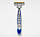 Верстат чоловічий одноразовий Gillette Blue 3 Sensitive (Жилет блю 3 Сенсетив) 6 шт., фото 6