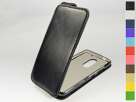 Відкидний чохол з натуральної шкіри для Lenovo Vibe X3