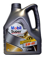 Моторне масло Mobil Super 3000 X1 5W-40 4л