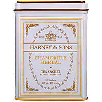 Harney & Sons, Fine Teas, Чай с ромашкой, 20 чайных саше, 0,9 унций (26 г)