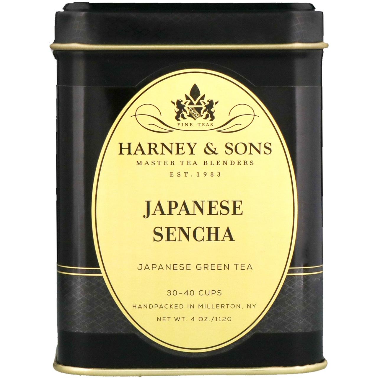 Harney & Sons, Японська сэнтя, зелений чай, 4 унції