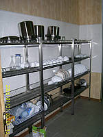 Сушка полиця для посуду 1500х320х600 (два рівні), фото 5