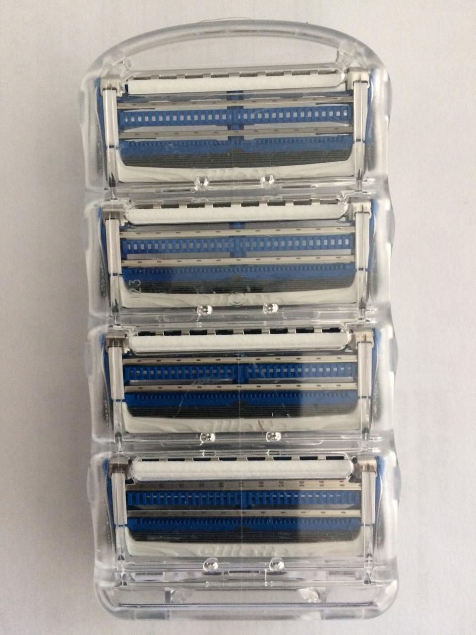 Касети для гоління Gillette Fusion Skinguard sensitive 4 шт. продаються без паковання (картриджі Фюжин)