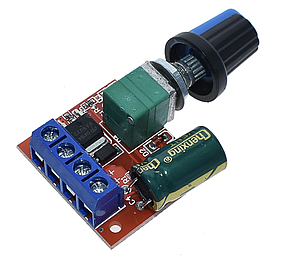 Димер регулятор швидкості PWM DC 5-35В 0-5А, фото 3