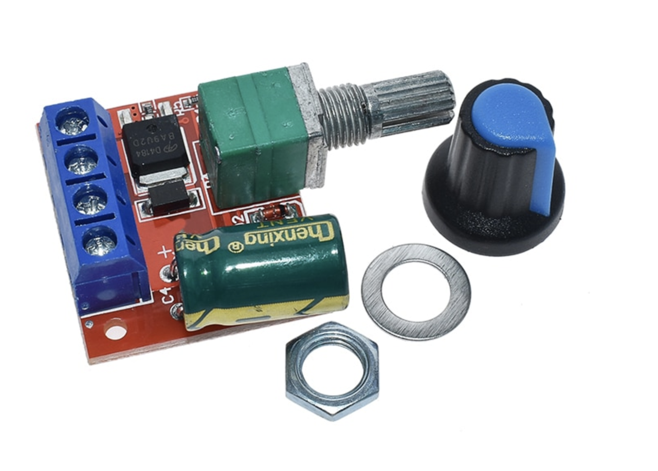 Димер регулятор швидкості PWM DC 5-35В 0-5А