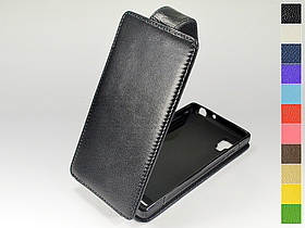 Відкидний чохол з натуральної шкіри для LG p760 Optimus L9