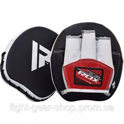 Оригинальные Лапы RDX T1 Genie Smartie Punch Mitts - Black/White/Red ...