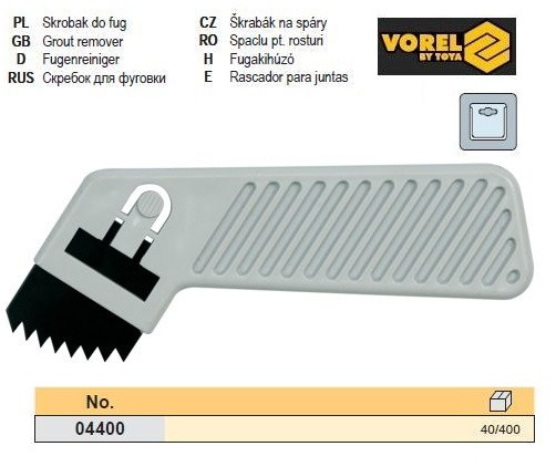 Скребок фугованих швів малий VOREL-04400