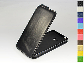 Відкидний чохол з натуральної шкіри для Microsoft Lumia 540 Dual Sim