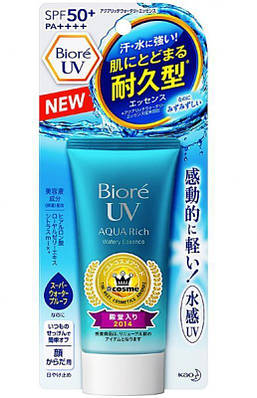 Зволожувальна сонцезахисна есенція Kao Biore UV Aqua Rich Watery Essence SPF50+ PA++++ 85g