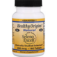 Селен (Seleno Excell), Healthy Origins, 200 мкг, 180 таблеток