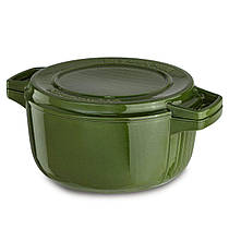 Каструля з кришкою-гриль, чавунна KitchenAid KCPI60CRIG Professional Cast Iron, 3,8 л, 24 см