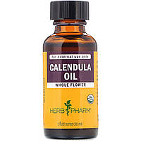 Масло календулы, Calendula Oil, Herb Pharm, (29.6 мл)