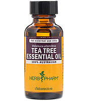 Масло чайного дерева (Tea Tree Oil), Herb Pharm, 29,6 мл