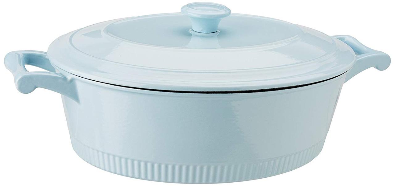 Каструля чавунна KitchenAid 5,7 літра гусаниця KCTI60CRGB 8,4кг