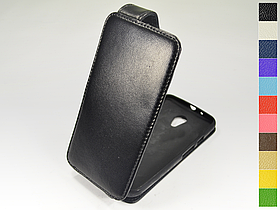 Відкидний чохол з натуральної шкіри для Motorola Moto G2 XT1068