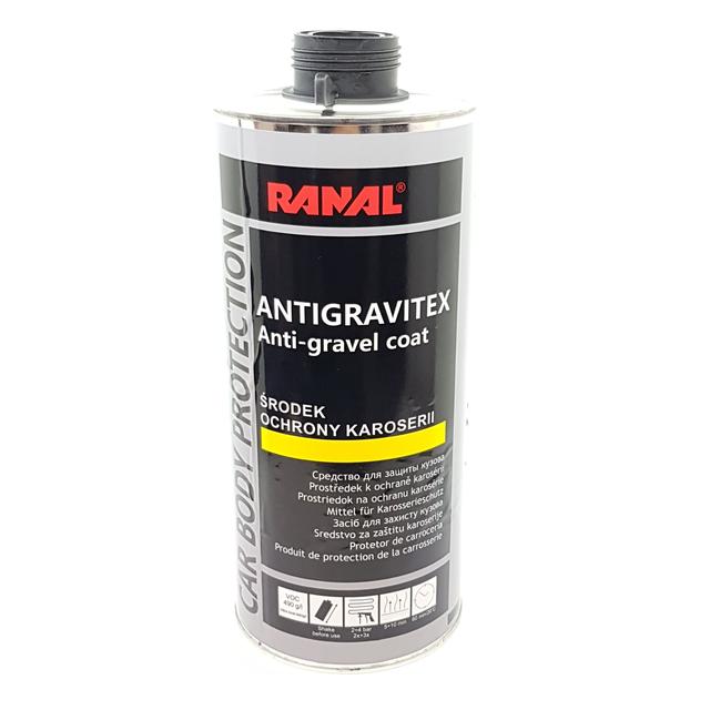 Антигравий (гравитекс) чорний RANAL 2л