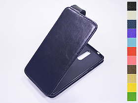 Відкидний чохол з натуральної шкіри для Nokia 8