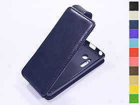 Відкидний чохол з натуральної шкіри для Nokia 216 / 150 Dual SIM