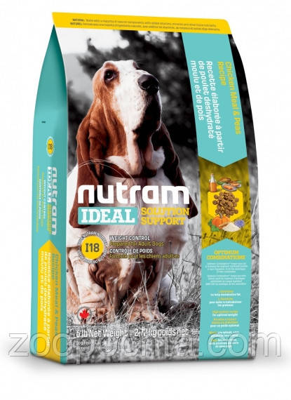 Сухий корм Nutram Ideal Solution Support для собак, схильних до ожиріння, 13.6КГ, фото 1