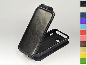 Відкидний чохол з натуральної шкіри для Nokia 5230