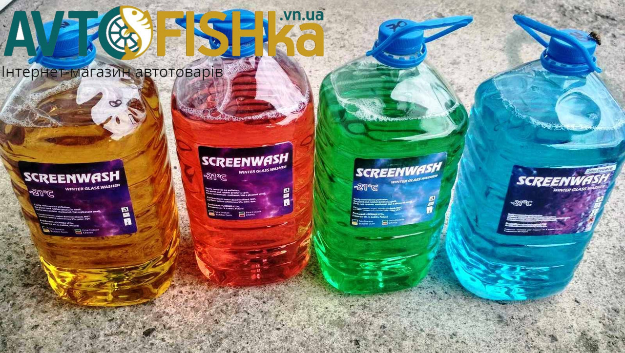 ОМІВАЧ СКЛА ЗИМОВИЙ 'SCREENWASH'' —21 SEA BREEZE 5Л