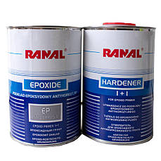 Грунт епоксидний 1+1 Ranal 0,8 л+0,8 л чорний