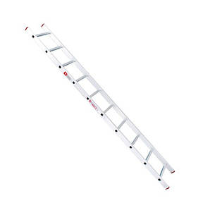 Приставна драбина алюмінієва INTERTOOL LT-0110, 10 ступенів 2,84 м