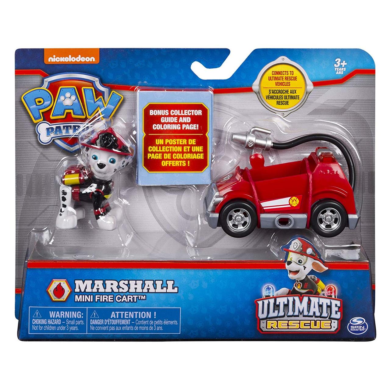 Машинка з фігуркою Paw Patrol Маршал міні на пожежній машині Щенячий патруль 6044193 Spin Master