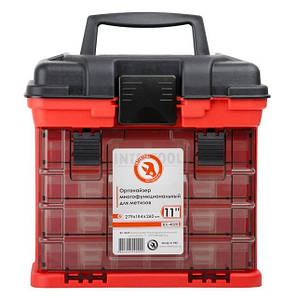 Органайзер для метизів з висувними секціями INTERTOOL BX-4020, 11", 279*184*260 мм