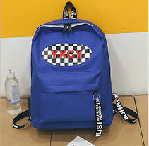 Шкільний рюкзак зі вставкою в клітинку Унісекс, фото 4