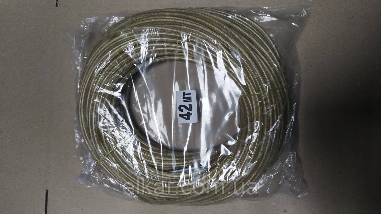 Трос тенту металевий для вантажівок 42м х6мм, фото 1