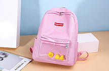 Шкільний рюкзак з качечками, фото 5