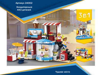 JVToy "Кондитерська", серія "Чудове місто", 24002, шт