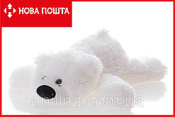 Лежачий маленький ведмідь 45 см Умка білий